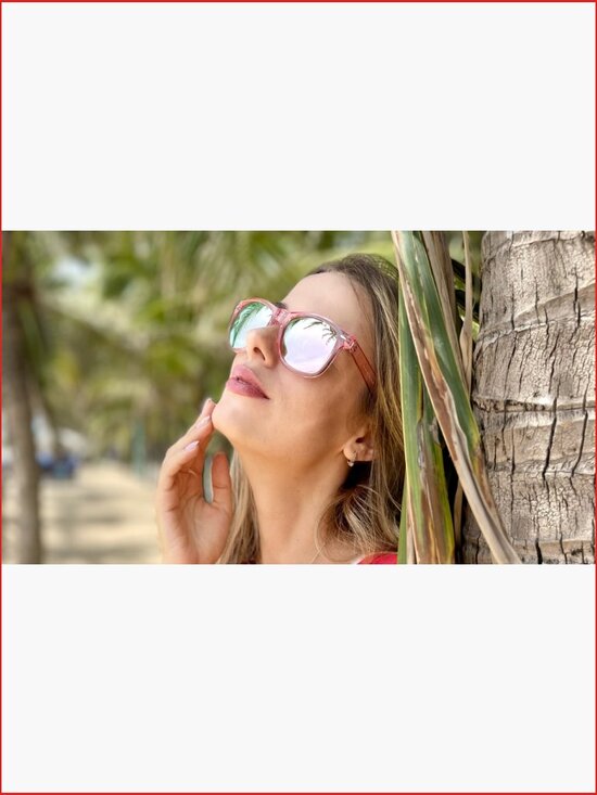 Polarized UV400 Protection Square Sunglasses for Women Men